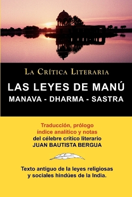 Book cover for Las Leyes de Manu