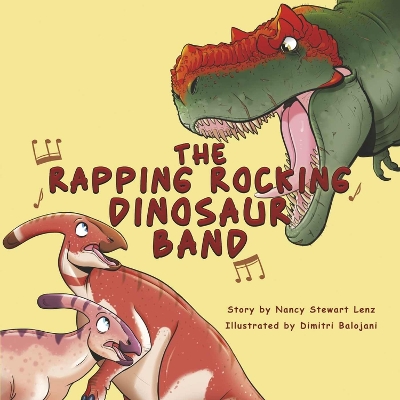 Book cover for The Rapping Rocking Dinosaur Band