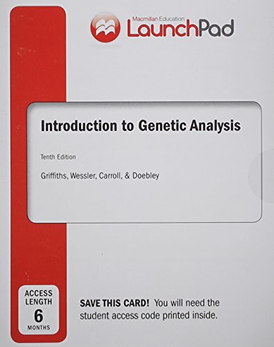 Book cover for Launchpad for Griffiths's Introduction to Genetic Analysis (Six Month Access)