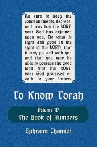 Cover of To Know Torah - The Book of Numbers