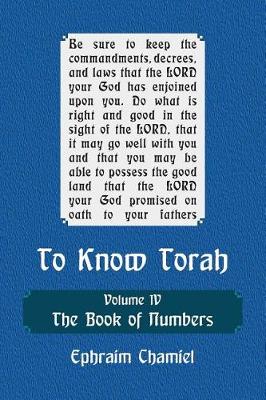 Book cover for To Know Torah - The Book of Numbers