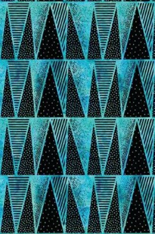 Cover of Bullet Journal Notebook Abstract Triangles Pattern 1