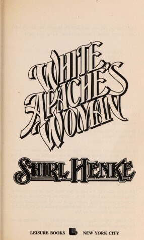 Book cover for White Apaches Woman