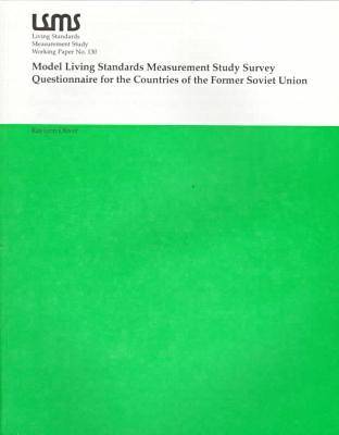 Book cover for Model Living Standards for Measurement Study Survey Questionnaire for the Countries of the Former Soviet Union