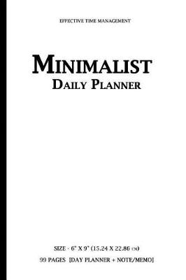 Book cover for Minimalist - Daily Planner (Undated)