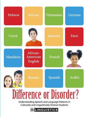 Cover of Difference or Disorder