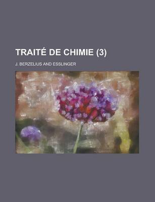 Book cover for Traite de Chimie (3)