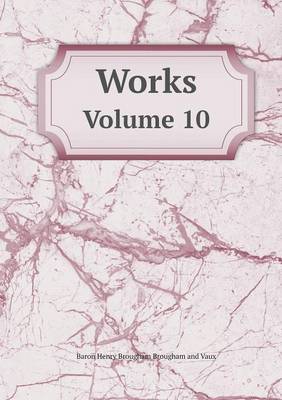 Book cover for Works Volume 10