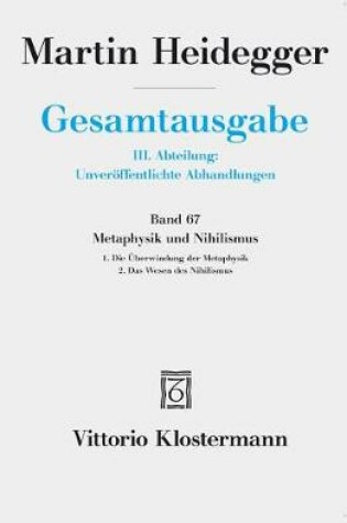 Cover of Gesamtausgabe. 4 Abteilungen / 3. Abt