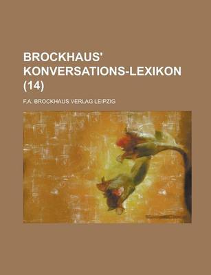 Book cover for Brockhaus' Konversations-Lexikon (14 )