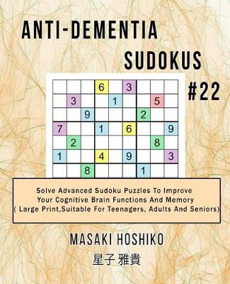 Book cover for Anti-dementia Sudokus #22