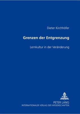 Book cover for Grenzen Der Entgrenzung
