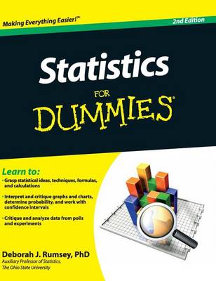 Book cover for Statistics for Dummies