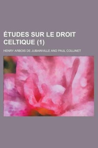 Cover of Etudes Sur Le Droit Celtique (1)