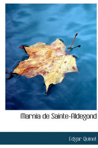 Cover of Marnia de Sainte-Aldegond