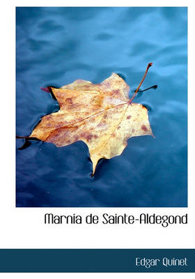 Book cover for Marnia de Sainte-Aldegond