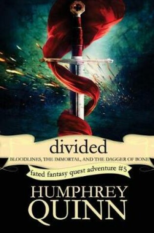 Cover of Divided (Bloodlines, the Immortal, and the Dagger of Bone)