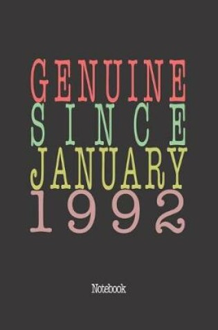 Cover of Genuine Since January 1992