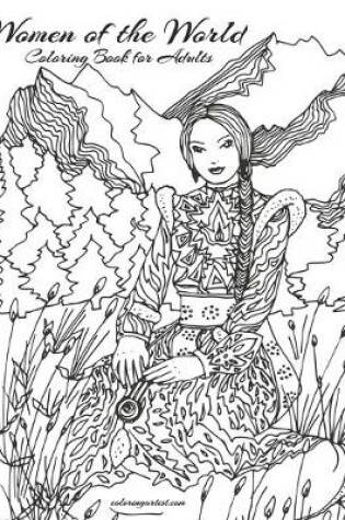 Cover of Women of the World Coloring Book for Adults