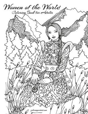 Cover of Women of the World Coloring Book for Adults