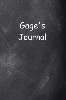 Cover of Gage Personalized Name Journal Custom Name Gift Idea Gage