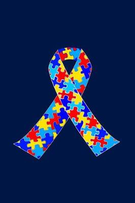 Book cover for Autism Awareness Ribbon Journal