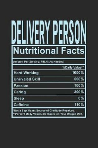 Cover of Delivery Person Nutritional Facts