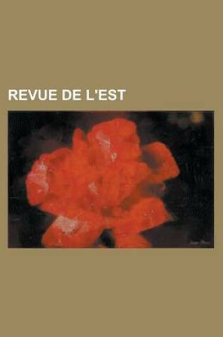 Cover of Revue de L'Est.