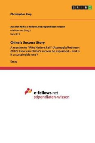 Cover of China's Success Story