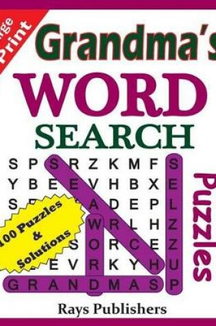 Cover of Grandma's Word Search Puzzles