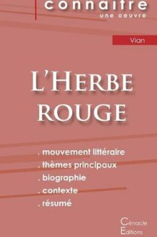 Cover of Fiche de lecture L'Herbe rouge (Analyse litteraire de reference et resume complet)