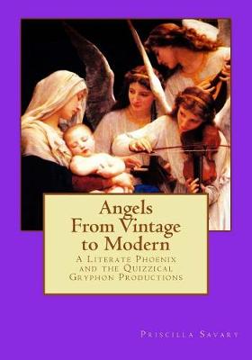 Book cover for Angels - Vintage to Modern - Adult Coloring Book