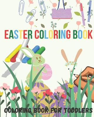 Book cover for Easter coloring book