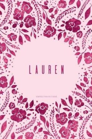 Cover of Lauren - Composition Notebook