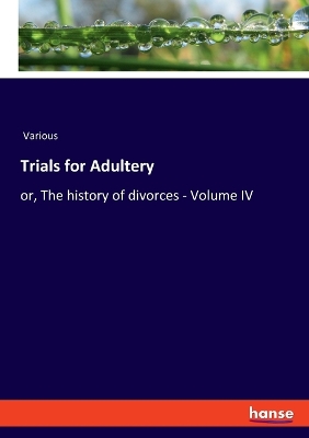 Book cover for Trials for Adultery