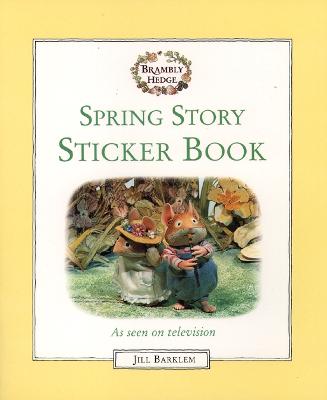Book cover for Spring Story Sticker Book