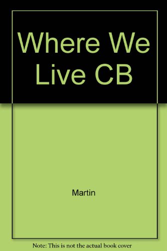 Book cover for Where We Live CB