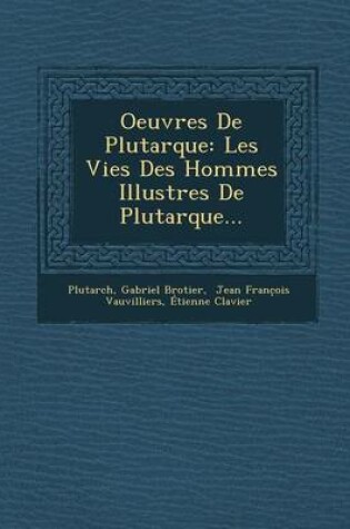 Cover of Oeuvres de Plutarque