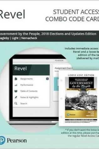 Cover of Revel for Government by the People, 2018 Elections and Updates Edition -- Combo Access Card