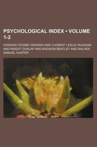 Cover of Psychological Index (Volume 1-2)