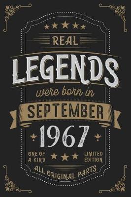 Book cover for Real Legends were born in September 1967