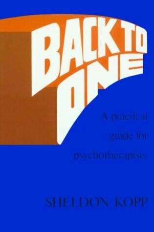 Cover of Back to One