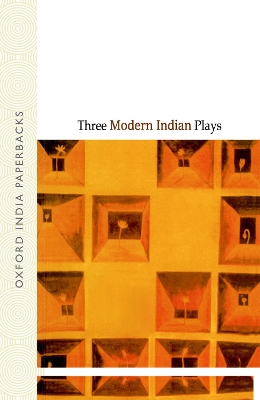 Book cover for Three Modern Indian Plays