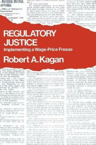 Cover of Regulatory Justice