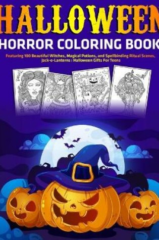 Cover of Halloween Horror Coloring Book