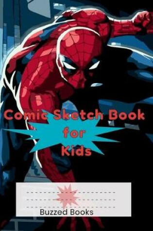 Cover of Comic Sketch Book for Kids