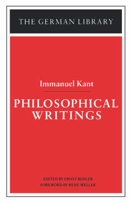 Book cover for Philosophical Writings: Immanuel Kant