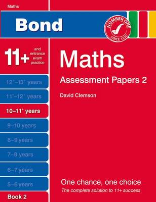 Book cover for Bond Assessment Papers Maths 10-11+ Yrs Book 2