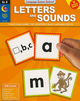 Cover of Letters and Sounds, Grade K