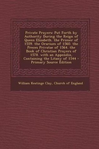 Cover of Private Prayers
